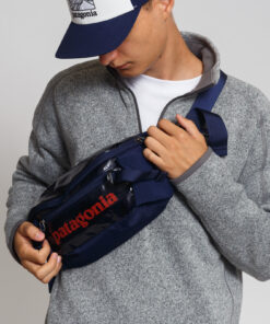 Patagonia Black Hole Waist Pack 5L navy / červená