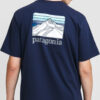 Patagonia 's Line ogo Ridge Pocket Responsibili Tee navy