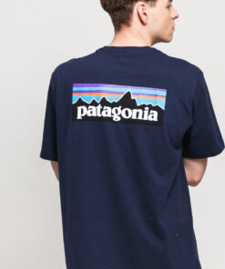 Patagonia M's P6 Logo Responsibili Tee navy