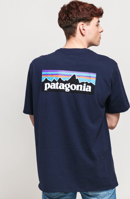 Patagonia M's P6 Logo Responsibili Tee navy