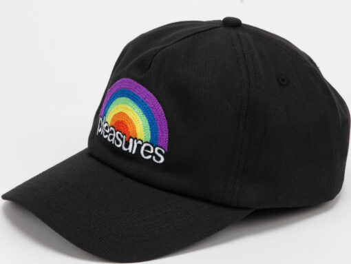 PLEASURES Pride Good Time Unconstructed Hat černá