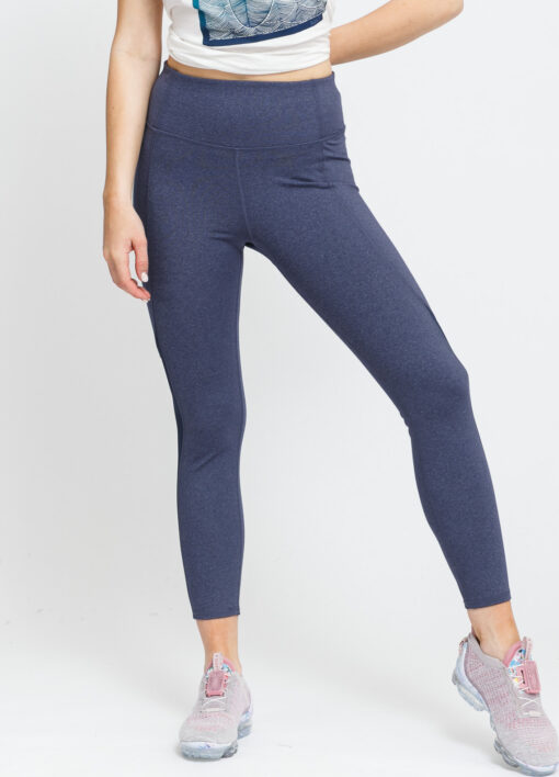 Roxy Thank You Honey Workout Leggings melange navy