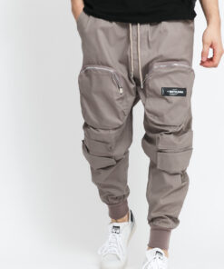 Sixth June Front Zip Pocket Cargo Pant šedé