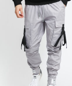 Sixth June Strap Cargo Pants světle fialové