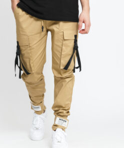 Sixth June Strap Cargo Pants béžové