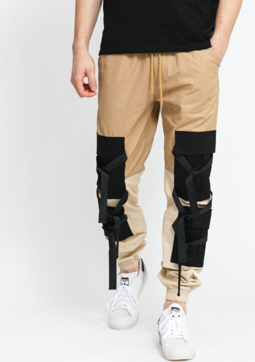 Sixth June Tactical Cargo Pants béžové / černé