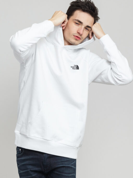 The North Face  Raglan Red Box Hoody bílá