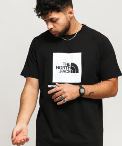 The North Face  SS Rag Red Box Tee černé