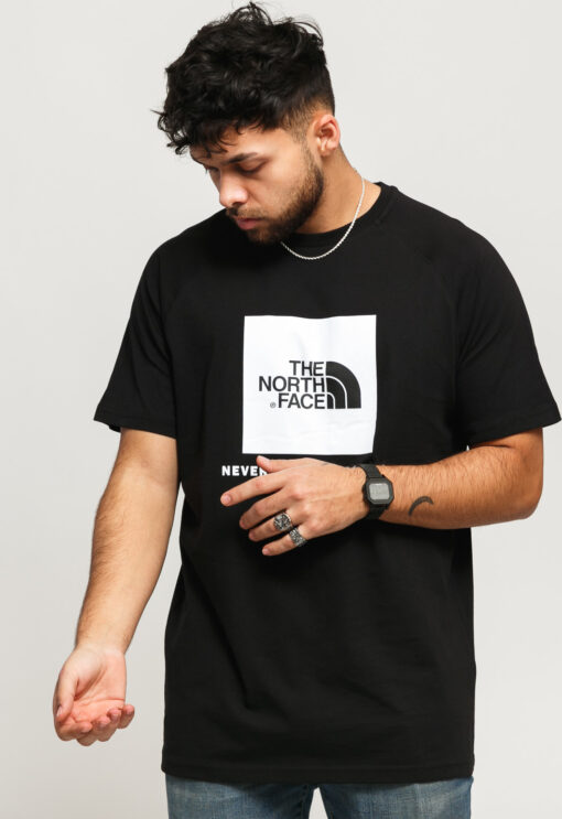 The North Face  SS Rag Red Box Tee černé