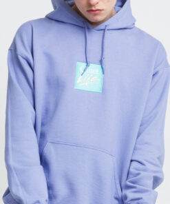 The Quiet Life Miami ogo Embroidered Hoodie fialová