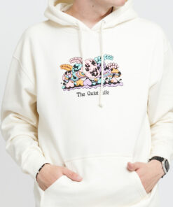 The Quiet ife ushrooms Hoodie krémová