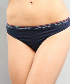 Tommy Hilfiger 3 Pack Thong C/O navy