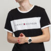 Tommy Hilfiger CN SS Tee ogo Flag černé