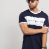 Tommy Hilfiger CN SS Tee ogo Flag C/O navy