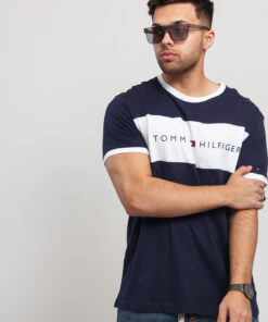 Tommy Hilfiger CN SS Tee ogo Flag C/O navy