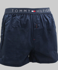 Tommy Hilfiger Cotton Woven Boxer Icon navy