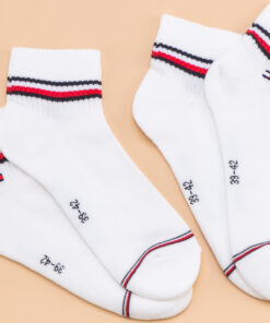 Tommy Hilfiger M 2Pack Iconic Quarter Sock bílé