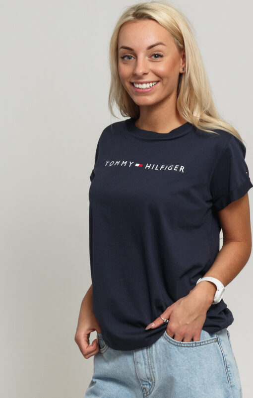 Tommy Hilfiger RN Tee S ogo navy