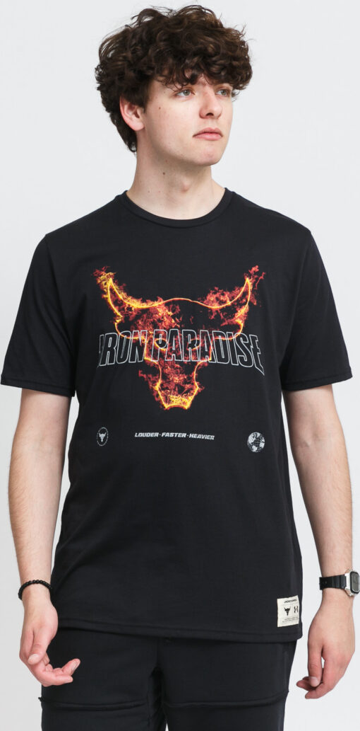 Under Armour Project Rock Fire Tee černé