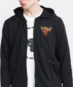 Under Armour Project Rock Terry FZ Hoodie černá