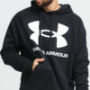 Under Armour Rival Fleece Big ogo Hoodie černá