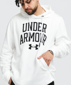 Under Armour Rival Terry Collegiate Hoody bílá