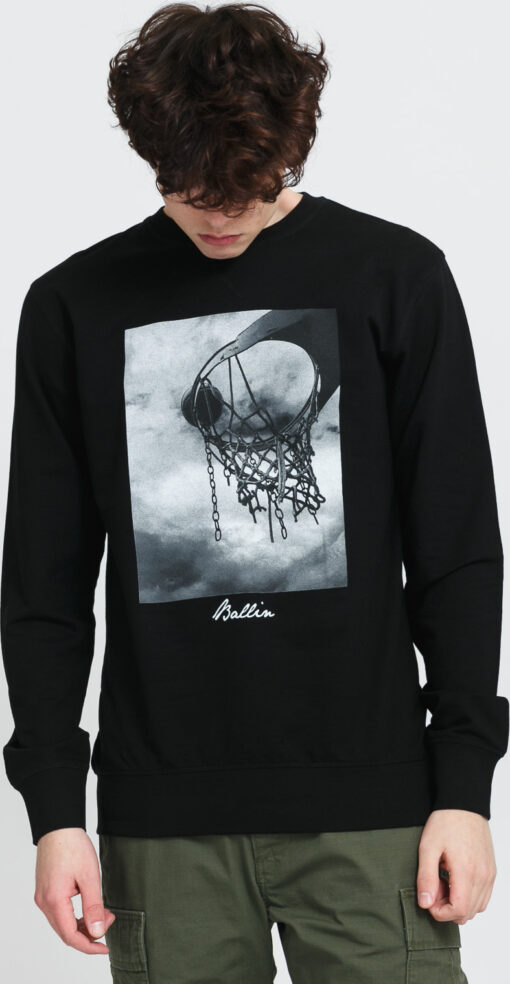 Urban Classics Ballin 2.0 Crewneck černá