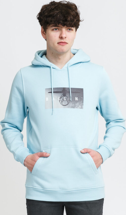 Urban Classics Ballin Hoody světle modrá