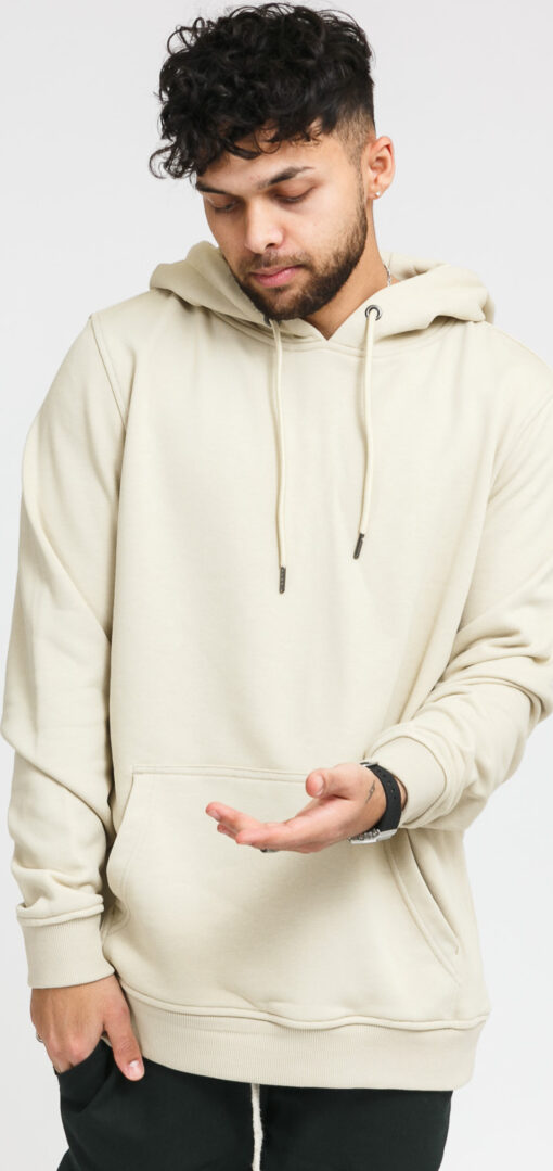 Urban Classics Basic Terry Hoodie běžová