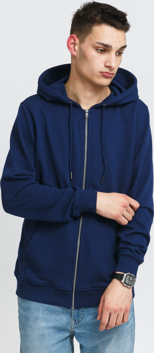 Urban Classics Basic Terry Zip Hoody navy