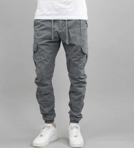 Urban Classics Cargo Jogging Pants tmavě šedé