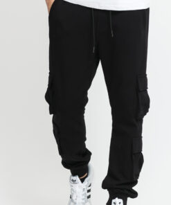 Urban Classics Double Pocket Terry Sweat Pants černé