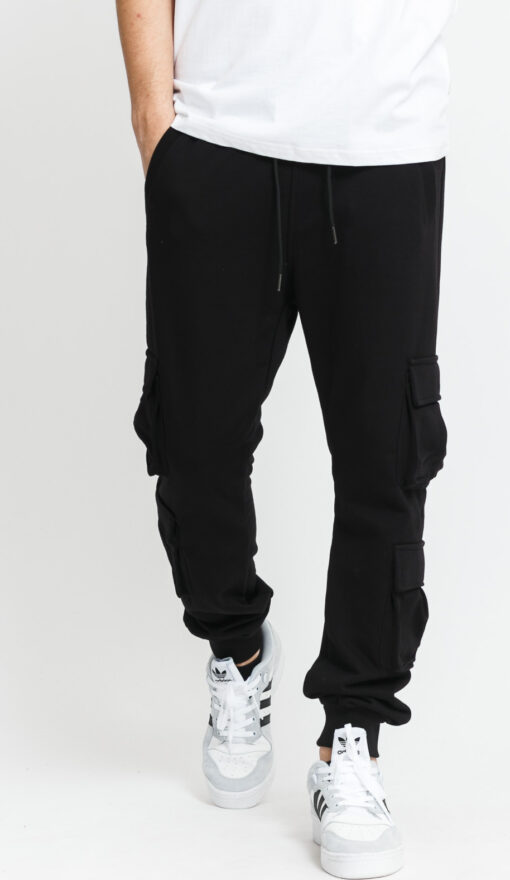 Urban Classics Double Pocket Terry Sweat Pants černé