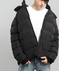 Urban Classics Hooded Puffer Jacket černá