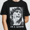 Urban Classics I'm A Savage Tee černé