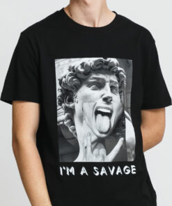 Urban Classics I'm A Savage Tee černé