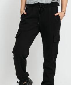 Urban Classics Ladies Cargo sweat Pants černé