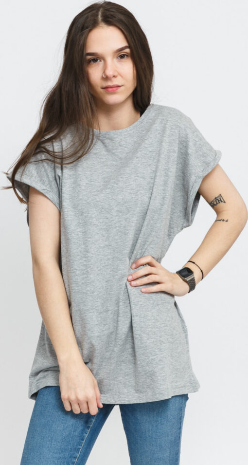 Urban Classics adies Extended houlder Tee melange šedé