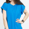 Urban Classics adies Extended houlder Tee modré