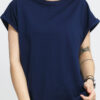 Urban Classics adies Extended houlder Tee navy