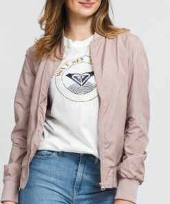 Urban Classics Ladies ight Bomber Jacket světle fialová