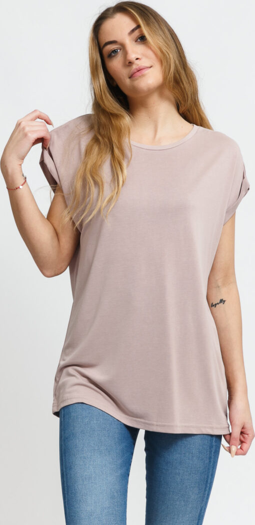 Urban Classics adies odal Extended houlder Tee světle fialové