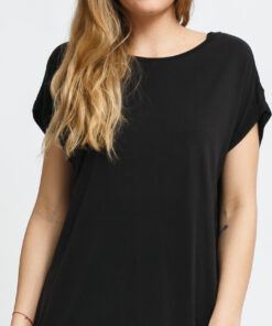 Urban Classics adies odal Extended Shoulder Tee černé