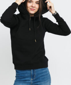 Urban Classics Ladies Organic Hoody černá