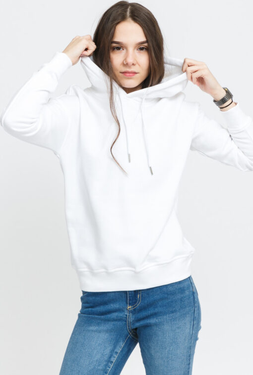 Urban Classics adies Organic Hoody bílá