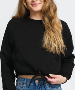 Urban Classics adies Oversized hort Raglan Crew černá