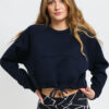 Urban Classics adies Oversized hort Raglan Crew navy