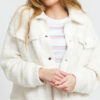 Urban Classics adies Sherpa Trucker Jacket krémová