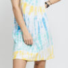 Urban Classics Ladies Tie Dye Dress multicolor