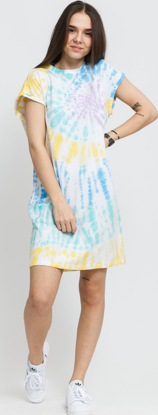 Urban Classics Ladies Tie Dye Dress multicolor